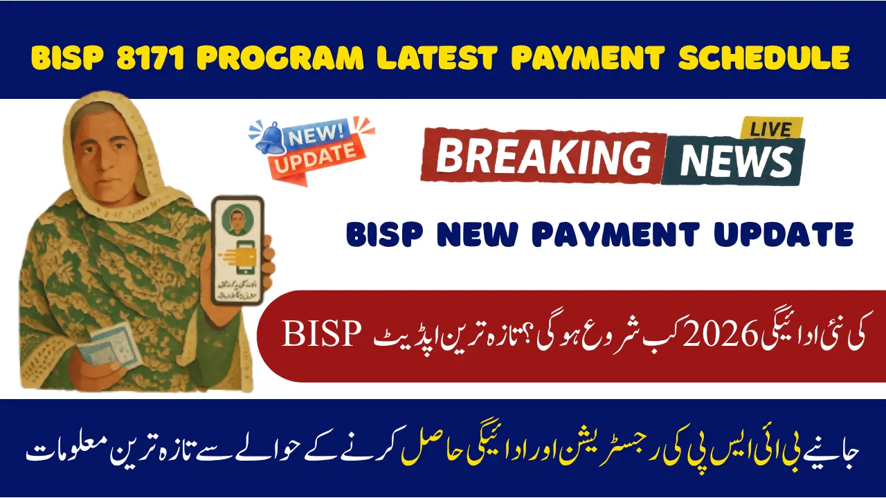 BISP 8171 Program latest Payment schedule May Update 2026 - Check BISP Eligibility Now