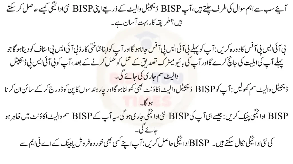How Receive 8171 BISP Rs 14,500 June 2026 Payment via Digital Wallet